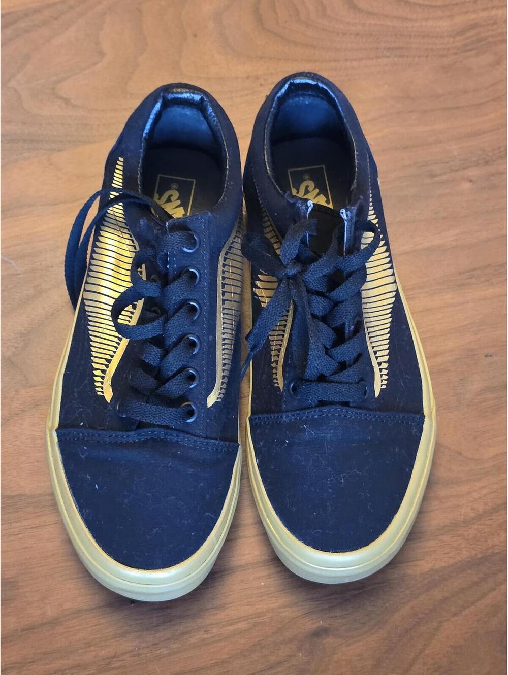 VANS X Harry Potter Golden Snitch Low Skate Sneakers Men 5  Women 6.5